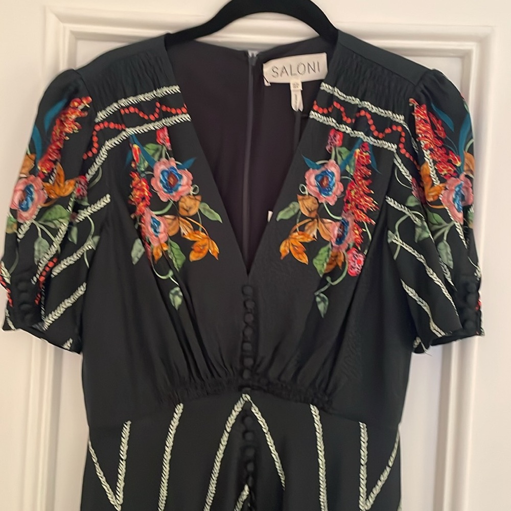 Saloni silk dress